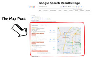 Image of Google map pack